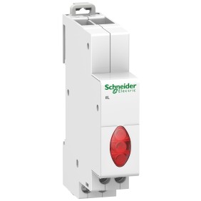 Lampada Spia 1 Modulo 230V 3 LED Rossa Schneider A9E18327