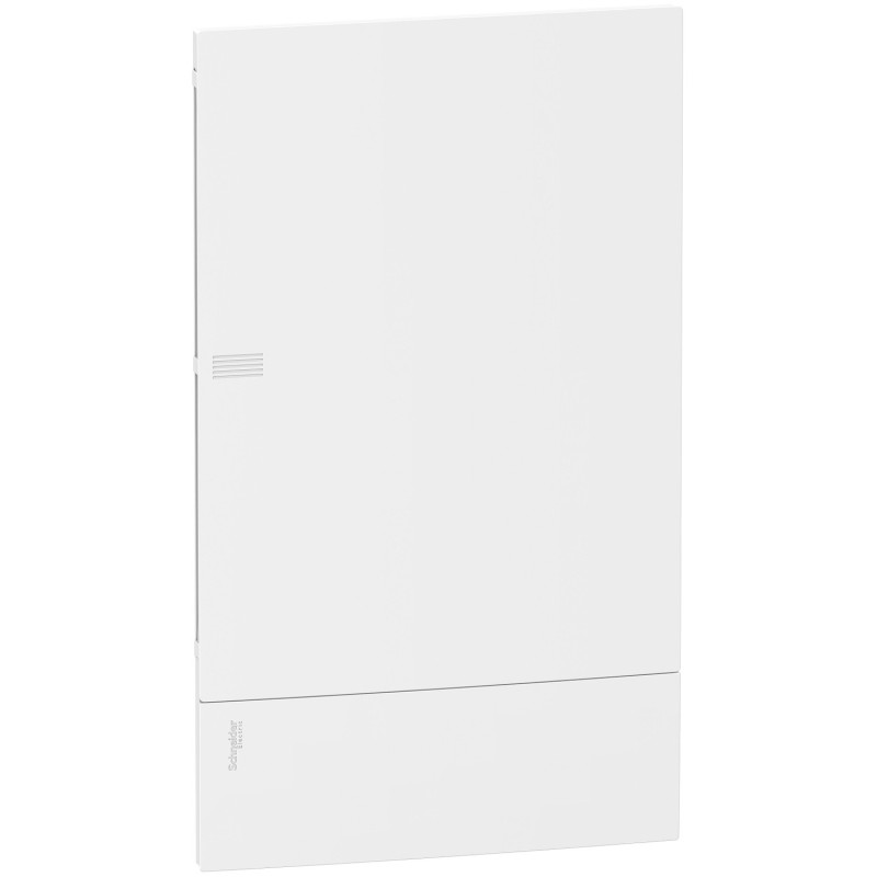 Centralino ad Incasso 36 Moduli 3 File IP40 Porta Bianca Opaca Schneider MIP30312