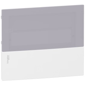 Centralino ad Incasso 12 Moduli 1 Fila IP40 Porta Traslucida Schneider MIP30112T