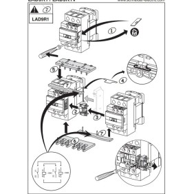 Interblocco meccanico per LC1D09..D38 Telemecanique LAD9R1