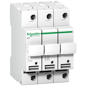Sezionatore Portafusibili 3 Poli 32A 10,3X38 3 Moduli Schneider A9N15656