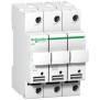 Sezionatore Portafusibili 3 Poli 32A 10,3X38 3 Moduli Schneider A9N15656