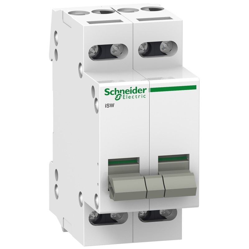 Sezionatore 4 Poli 32A 2 Moduli Schneider A9S60432