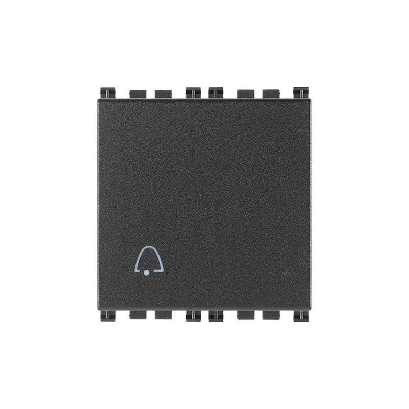 Pulsante Illuminabile con Simbolo Campanello Vimar Arkè 1P NO 10A Vimar 19008.2.C