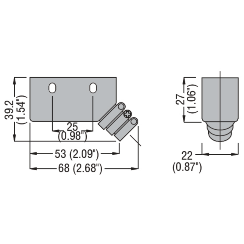 Copertura per Terminali con Passacavo Lovato KSSCB2