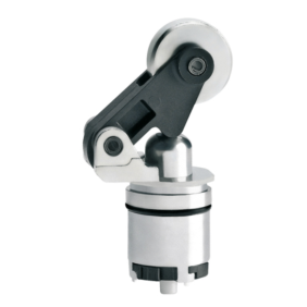 Testa a Leva con Rotella Centrale in Metallo per Finecorsa Lovato KXAC2