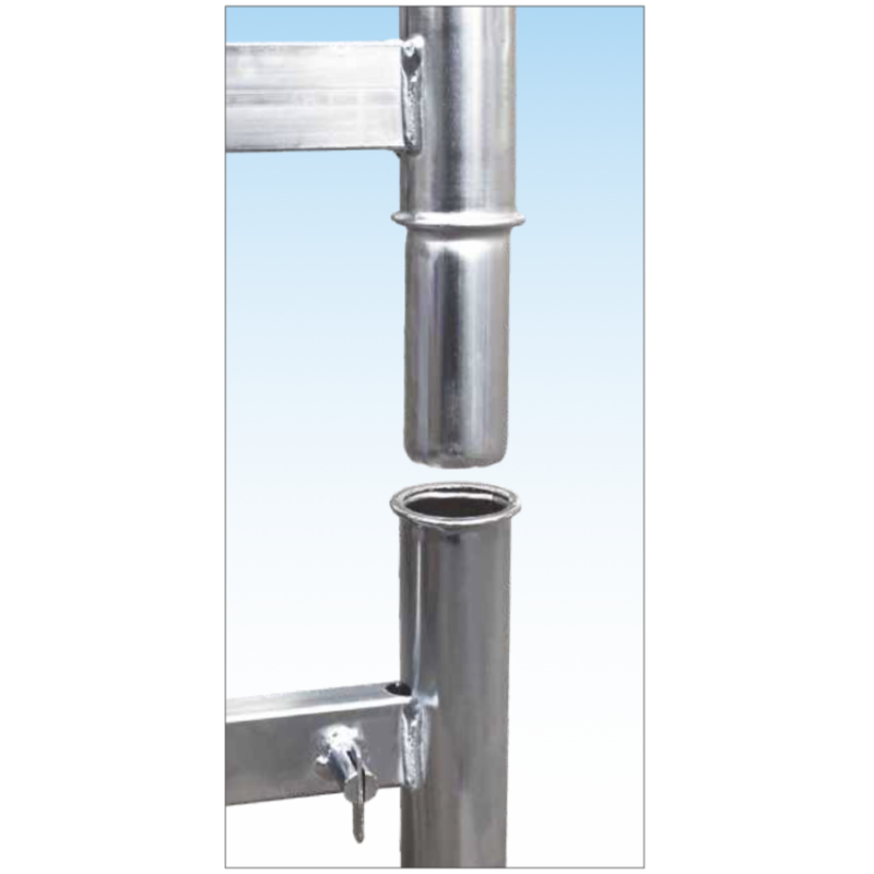 Trabattello in Acciaio Orio con Base di Mt 1,8x1 e Altezza di Mt 6,10 Frigerio ORIO-04