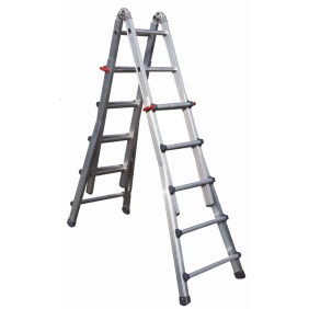 Scala Telescopica 10+10 Gradini in Alluminio Frigerio SCA 1970/20R