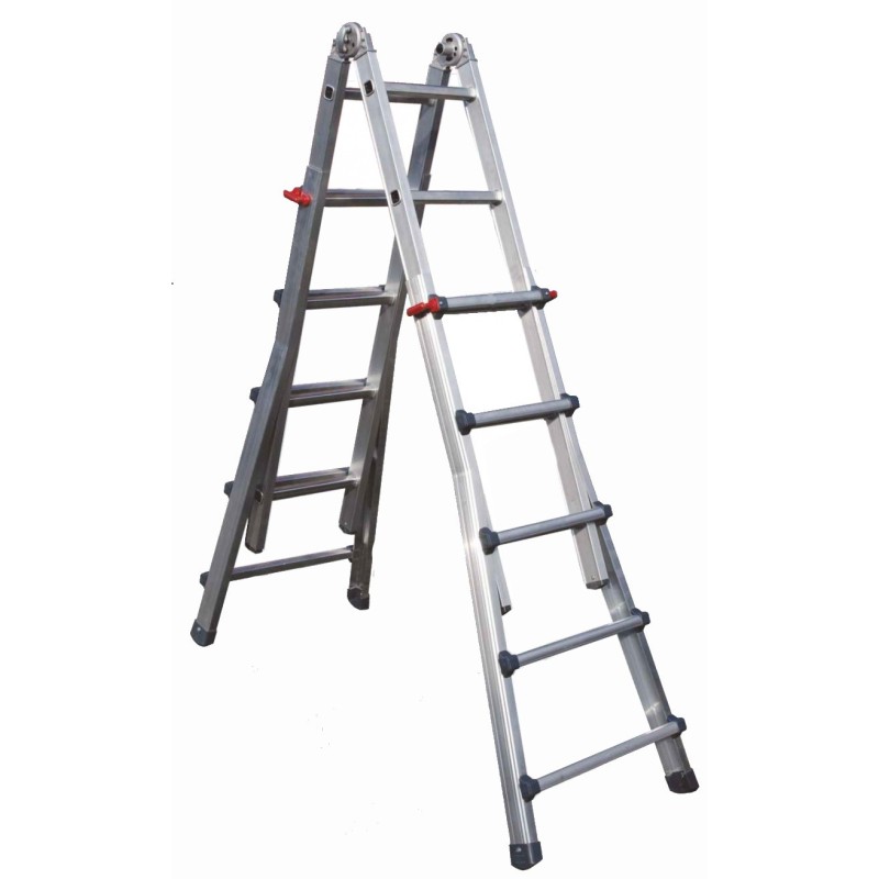 Scala Telescopica 10+10 Gradini in Alluminio Frigerio SCA 1970/20R