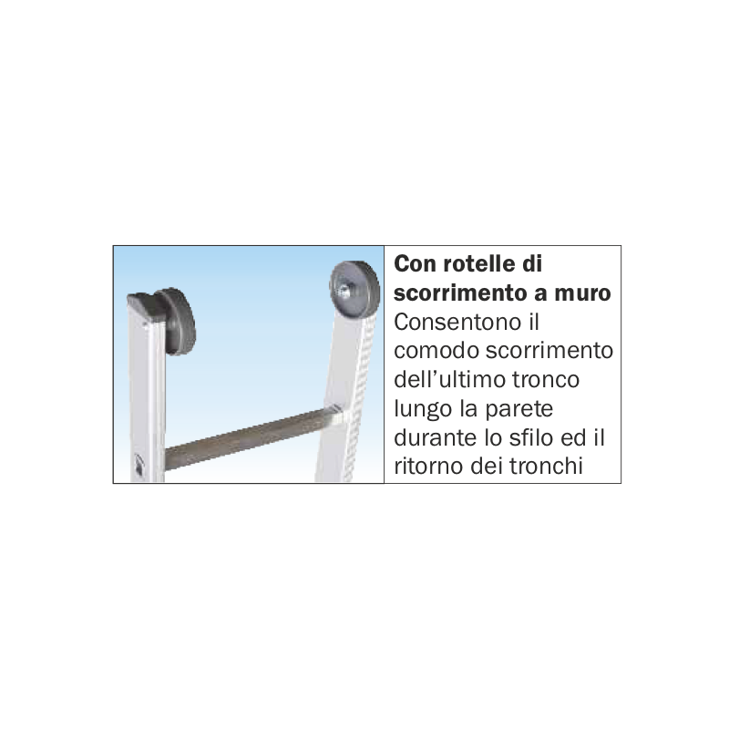 Scala Multiuso 3 Tronchi in Alluminio e Base Stabilizzatrice Frigerio SCA 3047Z/10