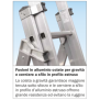 Scala Multiuso 3 Tronchi in Alluminio e Base Stabilizzatrice Frigerio SCA 3047Z/10