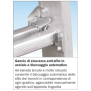 Scala Multiuso 3 Tronchi in Alluminio e Base Stabilizzatrice Frigerio SCA 3047Z/10