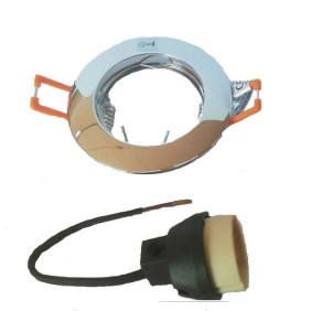Faretto ad Incasso fisso cromo lucido attacco GU10 Nobile 4111HCR
