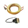 Faretto ad Incasso orientabile oro lucido attacco GU10 Nobile 4112HGD