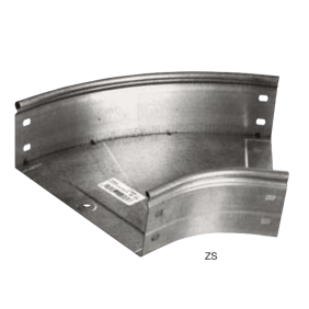 Curva Piana a 45 Gradi 150X80 Zincata Sati 1040053