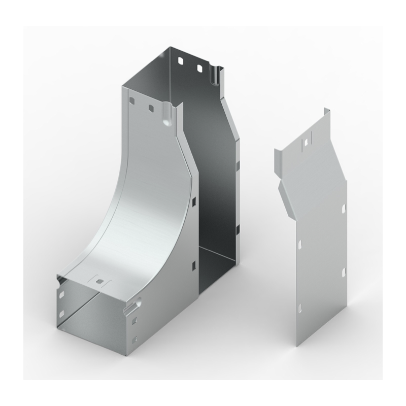 Curva Sinistra in Salita 90 Gradi Sghemba 200X80 Zincata Sati 1042305