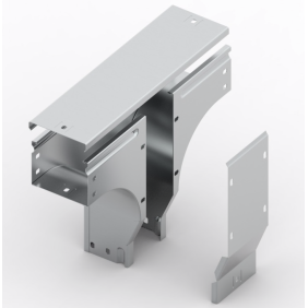 Derivazione a T in Discesa Sghemba 150X80 Zincato Sati 1042554
