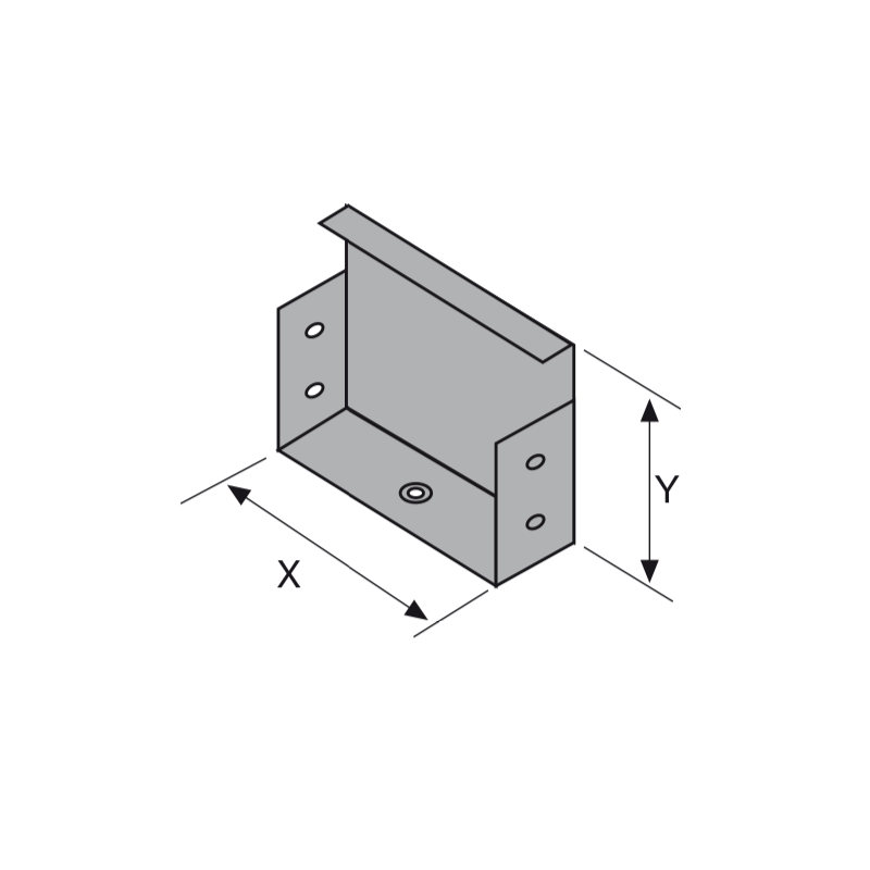 Testata di Chiusura 80X80 Zincata Sati 1043151