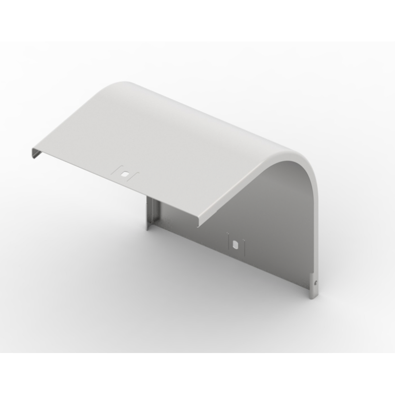 Coperchio in Discesa 90 Gradi 80X15 Zincato Sati 1050552