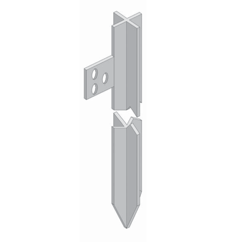 Dispersore a Croce 2MT Zincato Sati 3010003