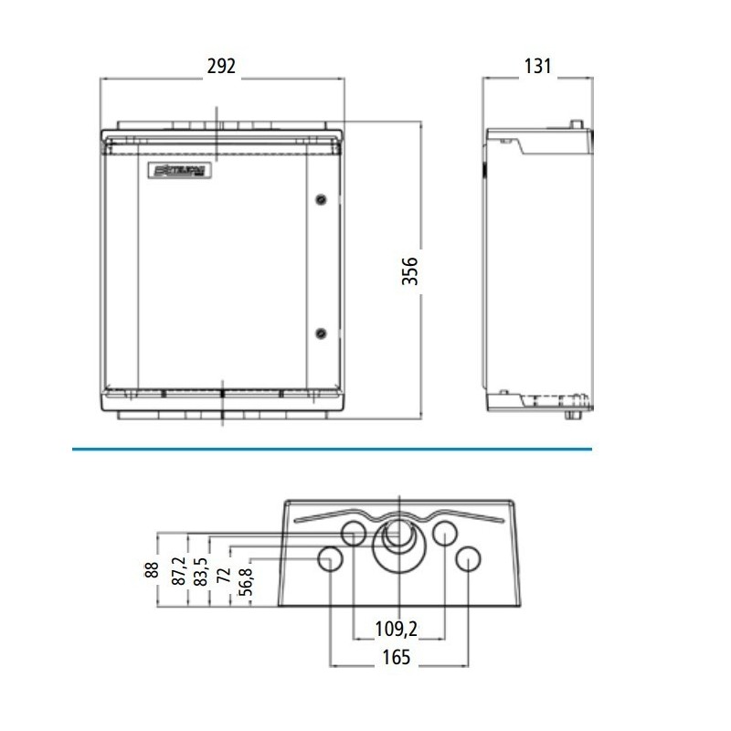 Armadio in termoplastico per telecomunicazioni ed Energia ARE/T-COL2