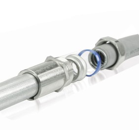 Raccordo Tubo Zincato 32MM - Tubo Flessibile 34MM TKG3225 Euro 2000 58232