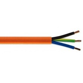 Cavo superflessibile 3x1 CFFA arancio Matassa 100Mt