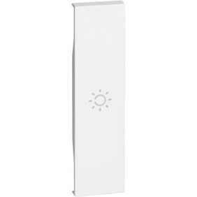 Cover illuminabile simbolo luce un modulo colore bianco Bticino Living Now KW01A