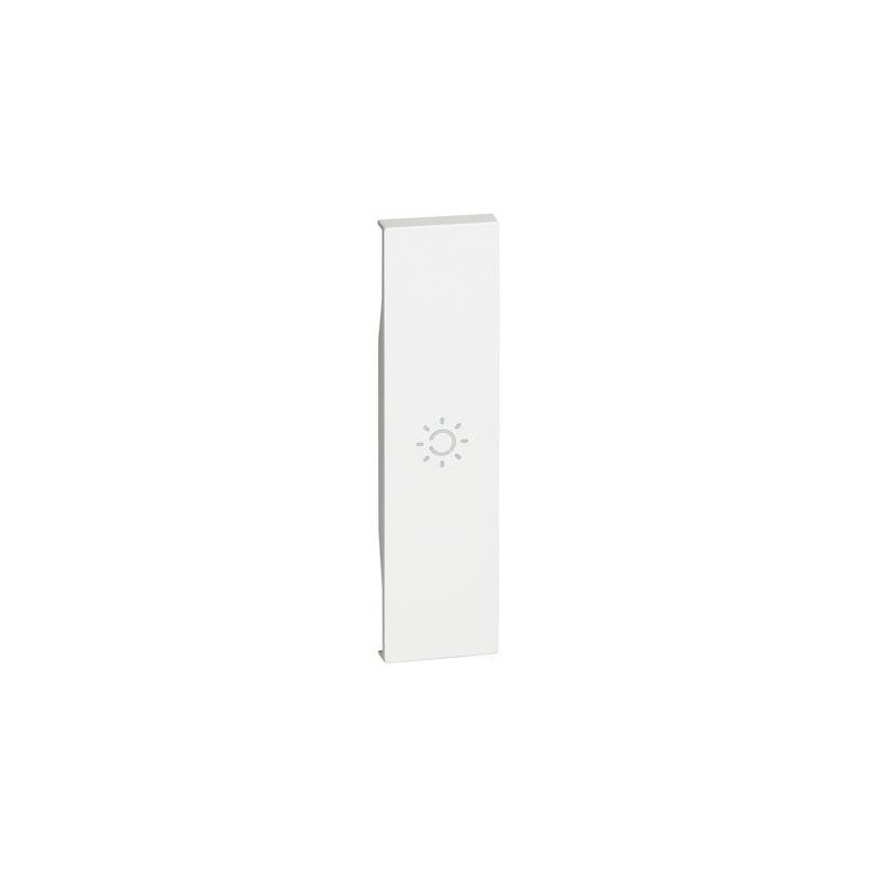 Cover illuminabile simbolo luce un modulo colore bianco Bticino Living Now KW01A