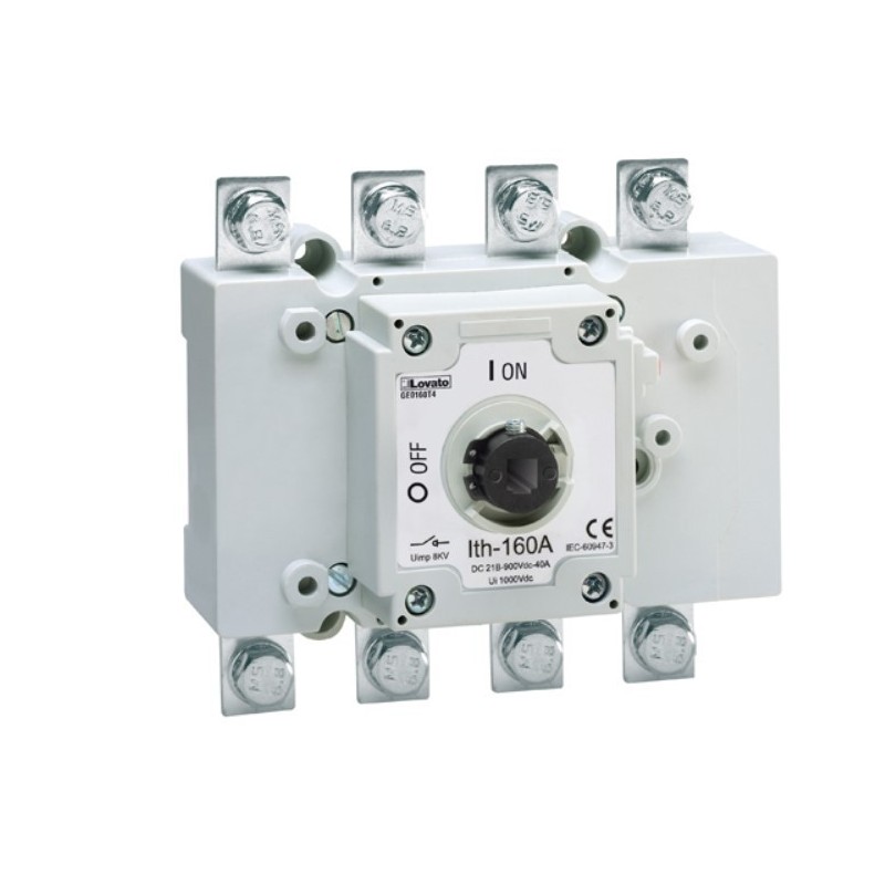 Sezionatore Quadripolare 160A senza maniglia Lovato GE0160T4