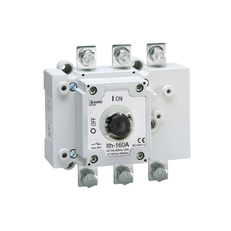 Sezionatore Tripolare  250A senza maniglia Lovato GE0250