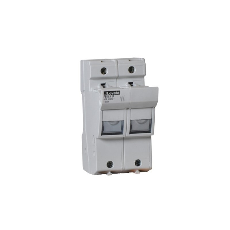 Portafusibile Bipolare per fusibili 14X51 fino a 50A Lovato FB02A1P