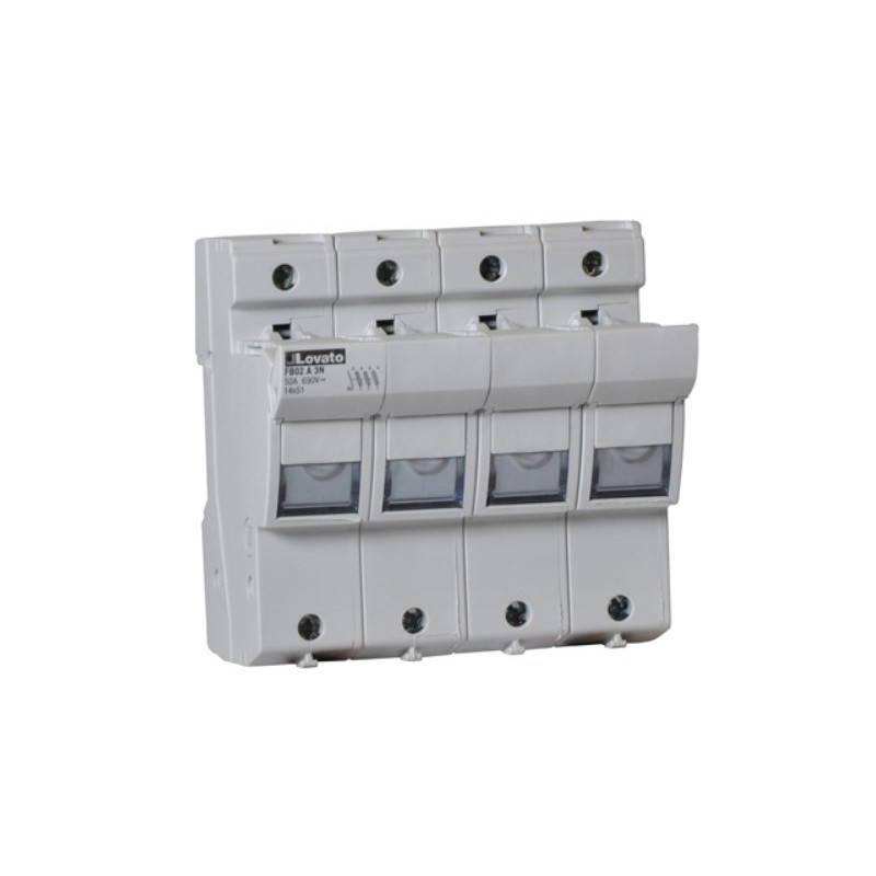Portafusibile 3P+N per fusibili 22X58 fino a 125A Lovato FB03A3N