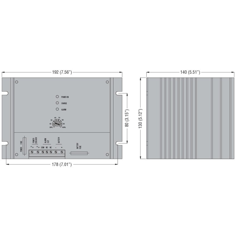 Caricabatterie automatico per batterie al piombo Lovato 31BCE0524