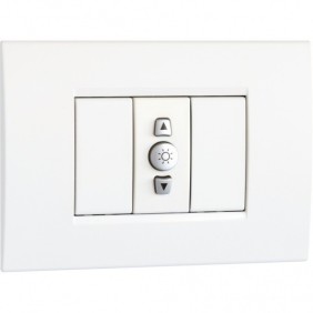 Dimmer con Pulsante da Incasso Bianco Regolo Vemer VE772200