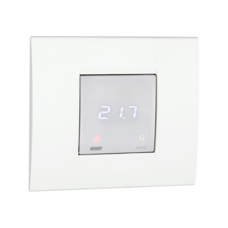 Cronotermostato Wi-Fi da Incasso 2 Moduli Asso WiFi Vemer VE780200