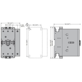 Contattore Tetrapolare Bobina 230V AC 100 A Lovato BF65T4A230