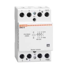 Contattore quadripolare 4 NA Bobina 230V AC 63A Lovato CN6310220