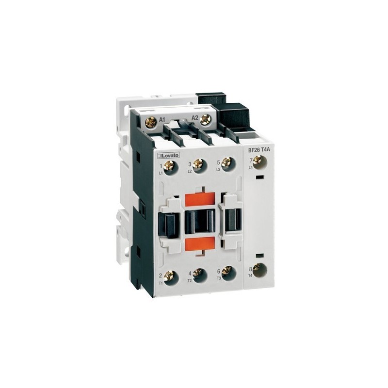 Contattore quadripolare 45A Bobina 230V Lovato BF26T4A230