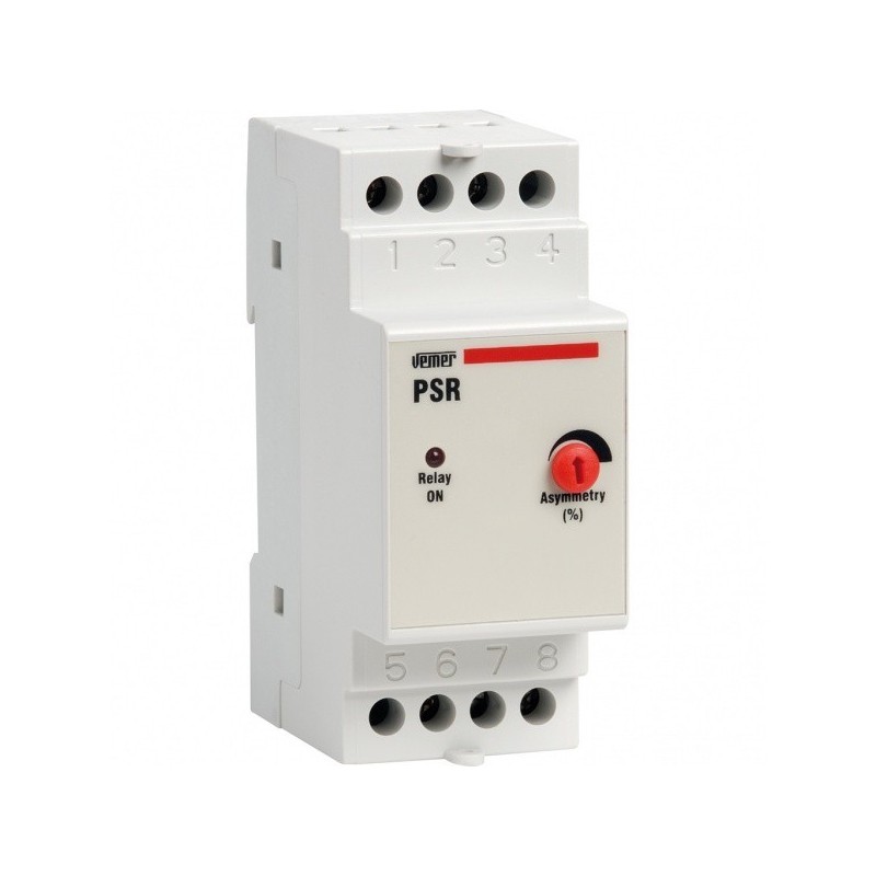 Relè di Controllo Fasi DIN per Sistemi Trifase PSR400 Vemer VP807200