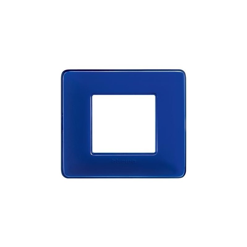 Placca Bticino Matix 2 posti Cobalto AM4802CBU