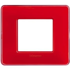 Placca Bticino Matix 2 posti Corallo AM4802CRD