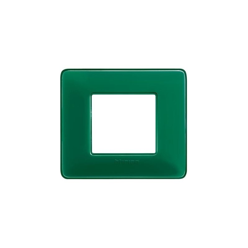 Placca Bticino Matix 2 posti Smeraldo AM4802CVS