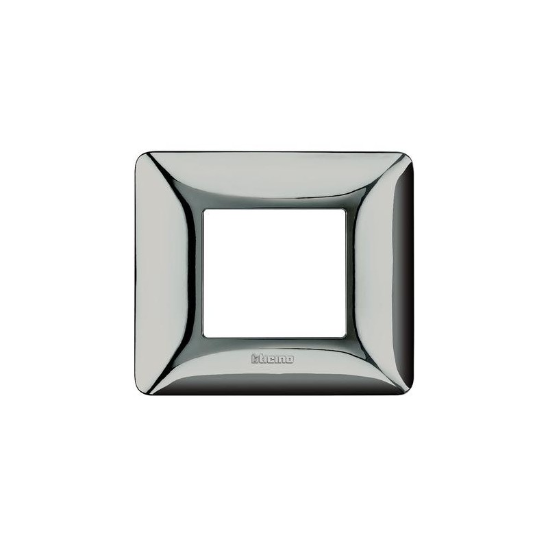 Placca Bticino Matix 2 posti Cromo Lucido AM4802GCR