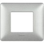 Placca Bticino Matix 2 posti Bianco Calce AM4802TBC