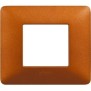 Placca Bticino Matix 2 posti Rosso Terra AM4802TRT