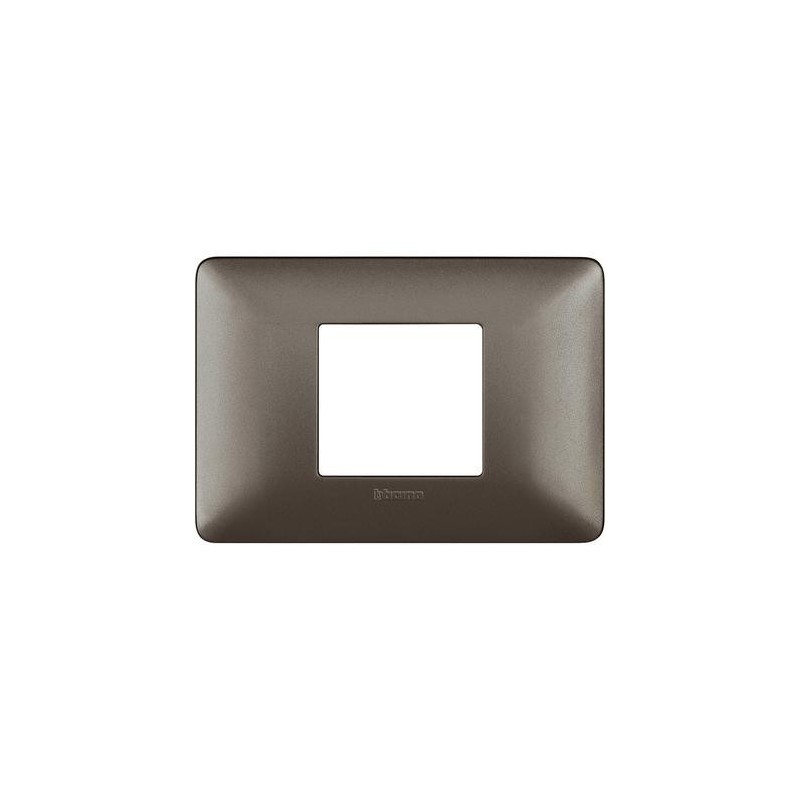 Placca Bticino Matix 2 posti Iron AM4819MIR
