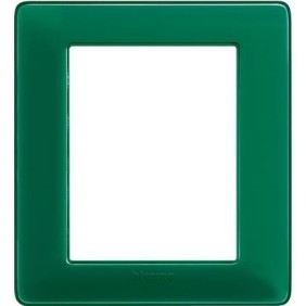 Placca 6 posti (3+3) Smeraldo Bticino Matix AM4826CVS