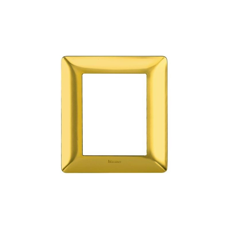 Placca 6 posti (3+3) Oro Satinato Bticino Matix AM4826GOS