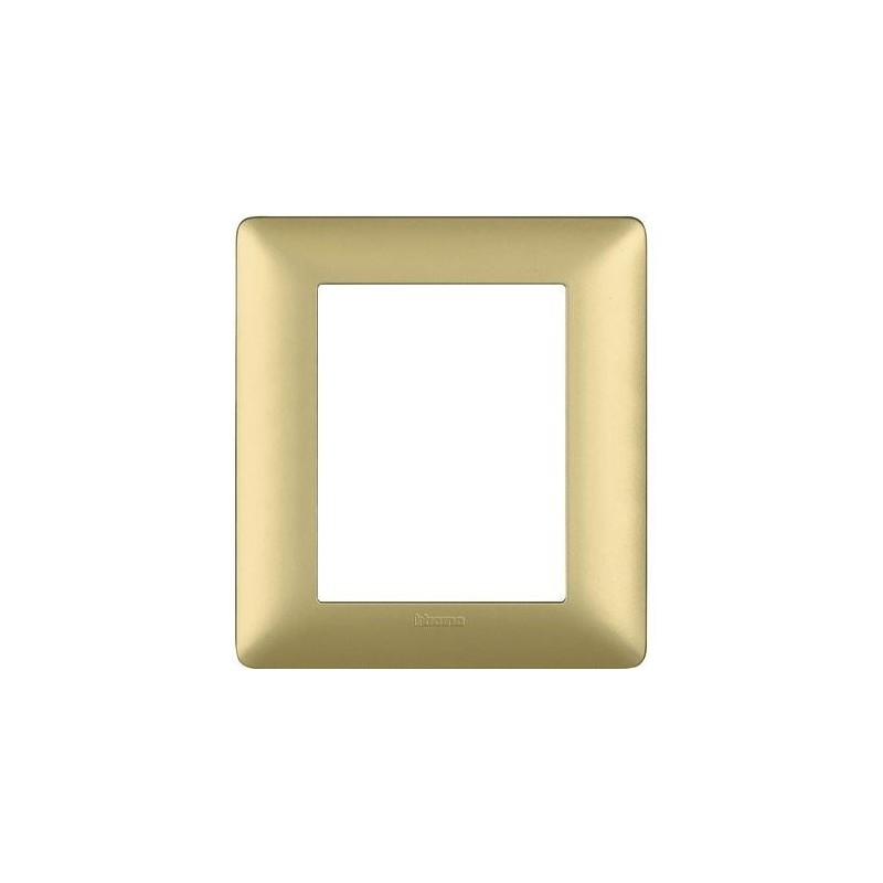 Placca 6 posti (3+3) Gold Bticino Matix AM4826MGL